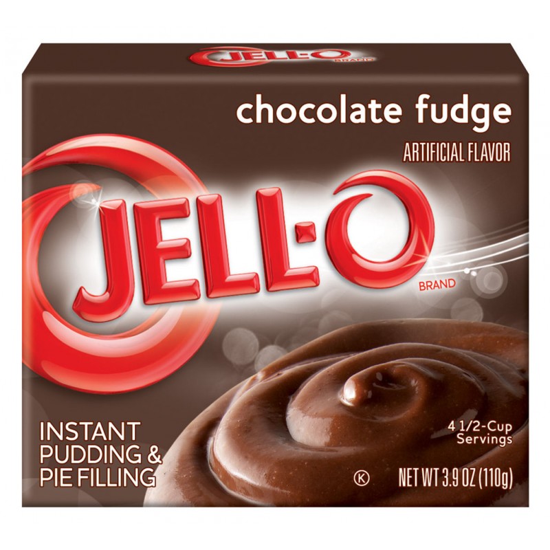 Jell O Chocolate Fudge Instant Pudding And Pie Filling 110g 39oz Jello